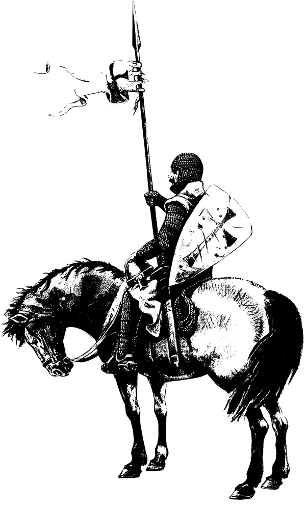 Knight on horseback