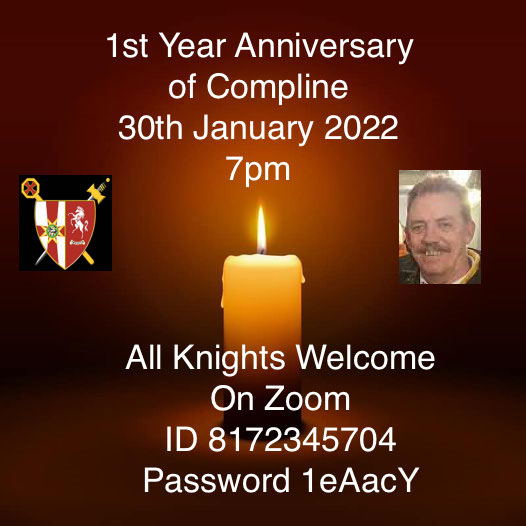 First year anniversary of Compline