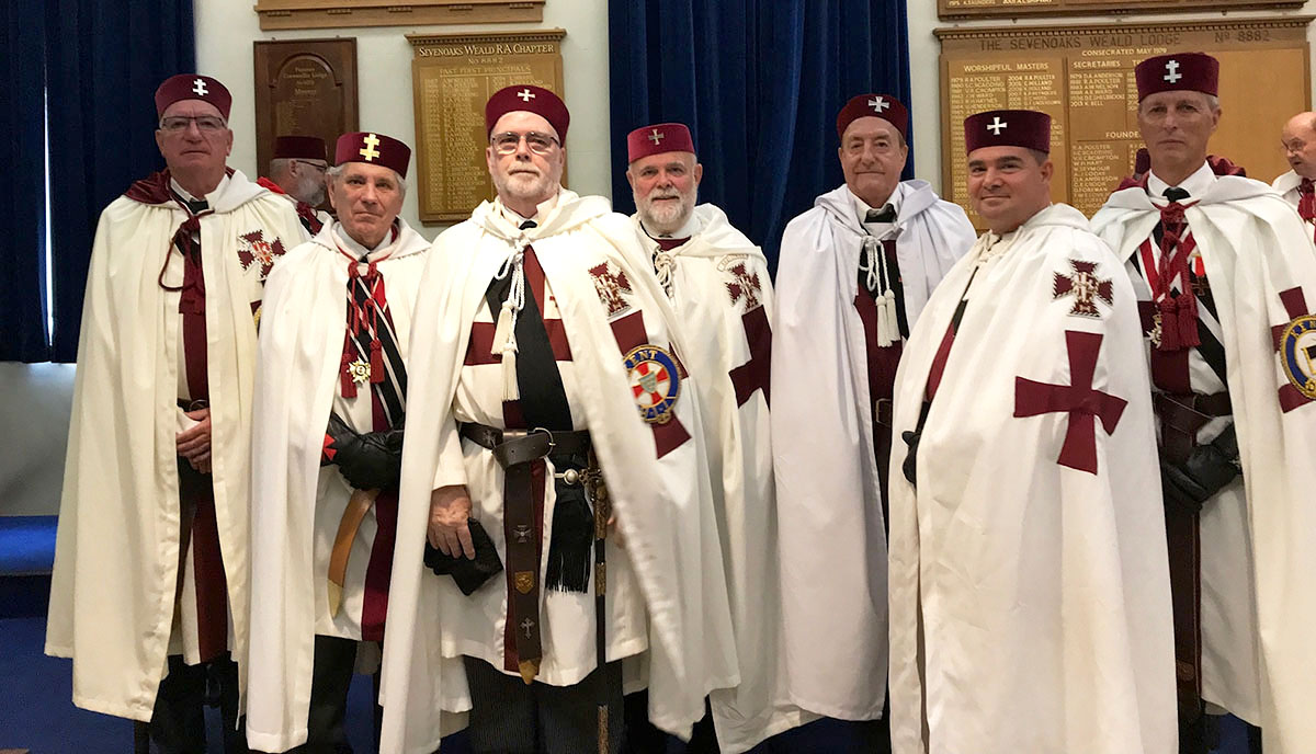 New Knights for the West Kent Preceptory No. 371