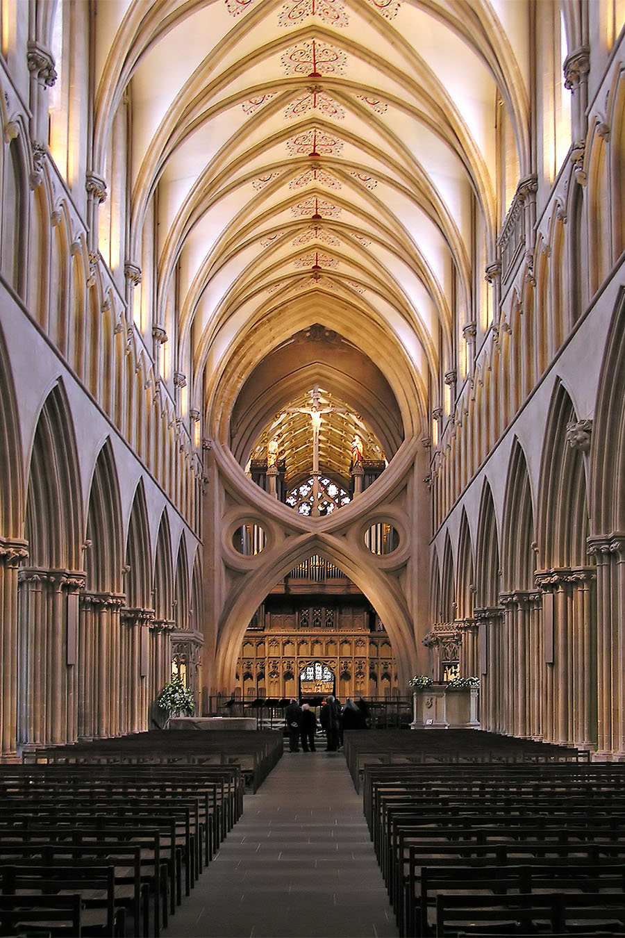 Inside Wells Cathedral