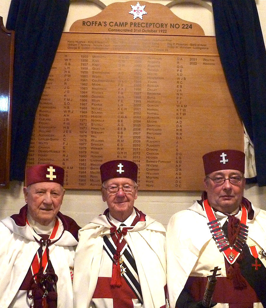 Roffa’s Camp Preceptory Installation meeting