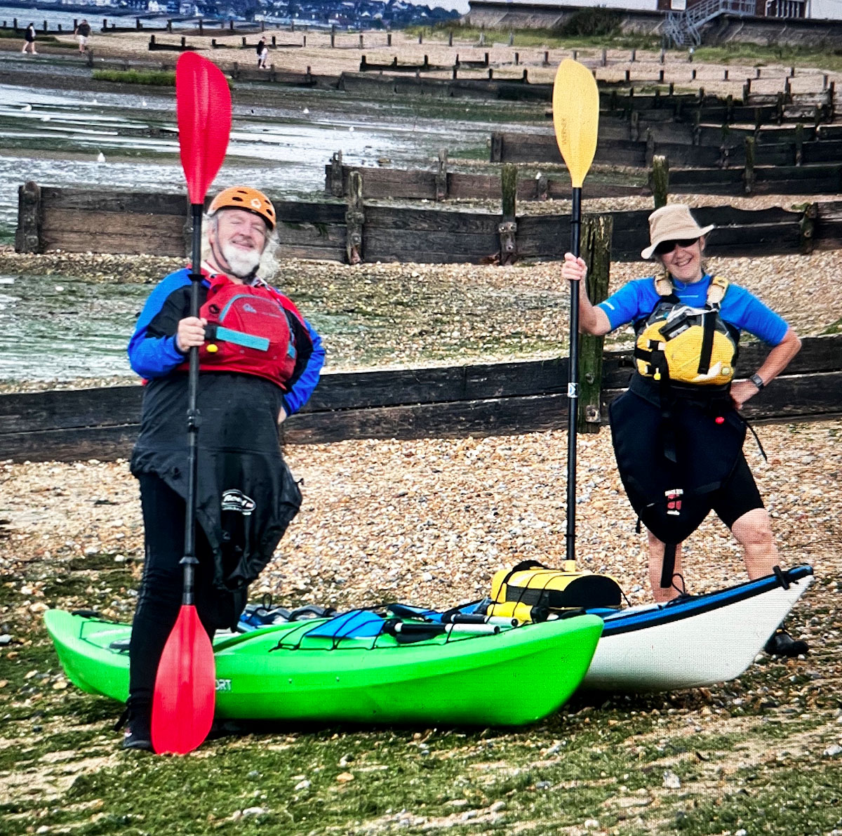 Kent Coast Circum Kayak raises money for St John of Jerusalem Eye Hospital