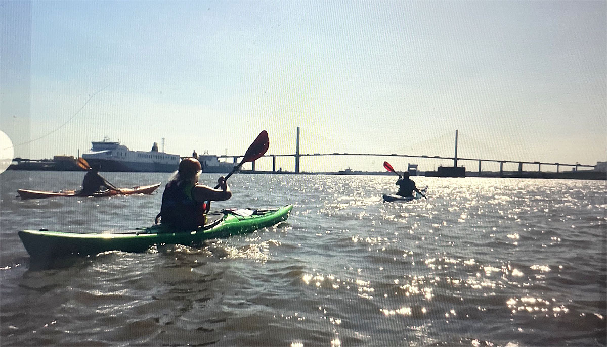 Kent Coast Circum Kayak raises money for St John of Jerusalem Eye Hospital