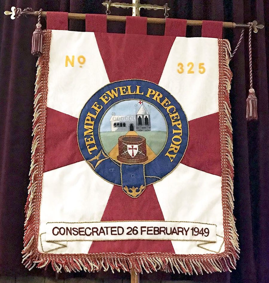 Temple Ewell Preceptory Banner