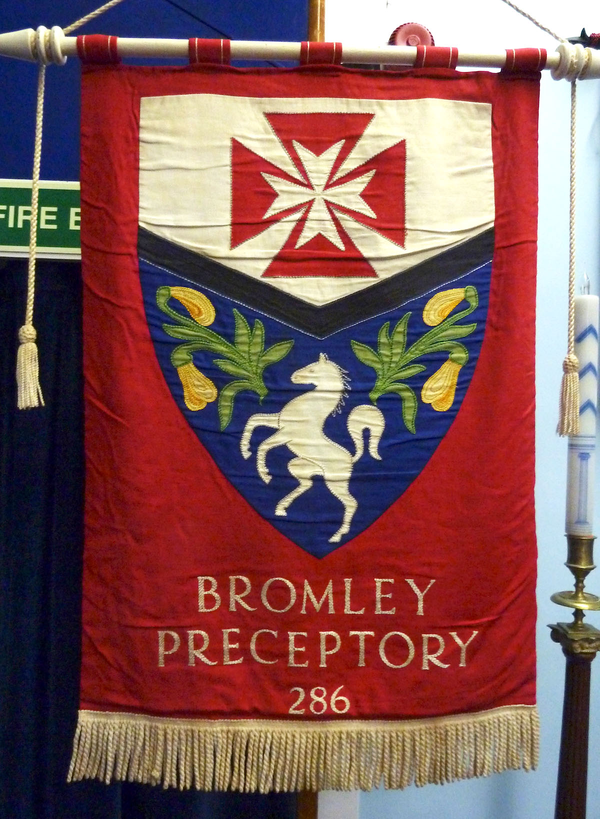 286 Bromley Preceptory Banner