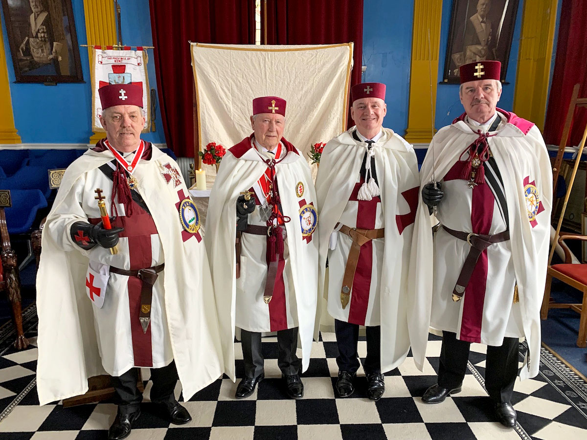 E.Kt.Fraser, R.E.Kt.Jordan, Kt.Elves-Thomas & E.Kt.Gane