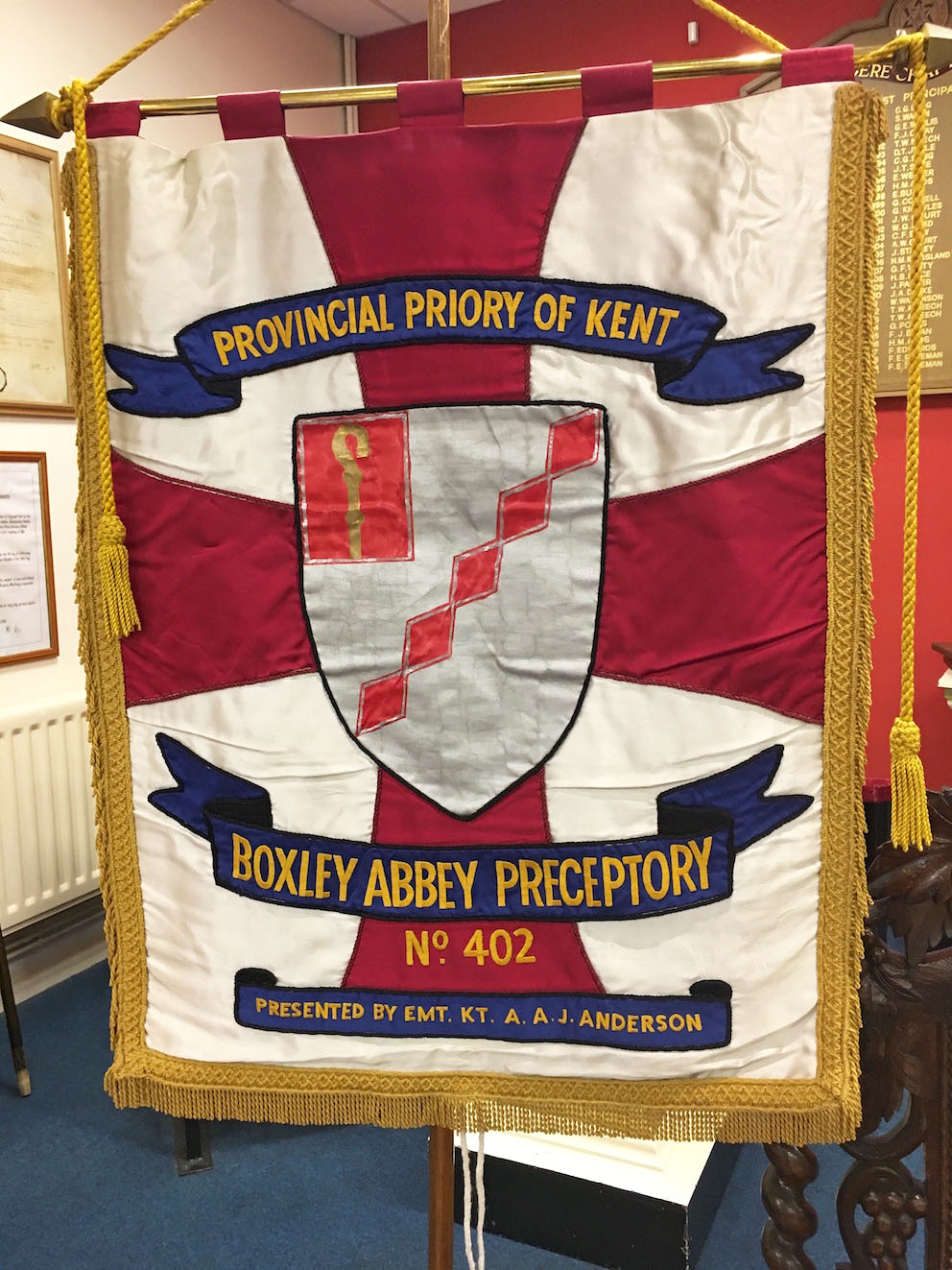 402 Boxley Abbey Preceptory Banner